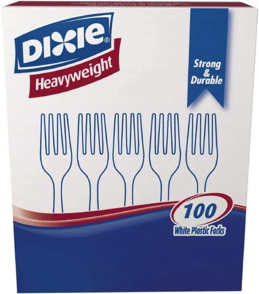 Dixie - Dixie Heavyweight Plastic Forks - White - Caliber Tooling