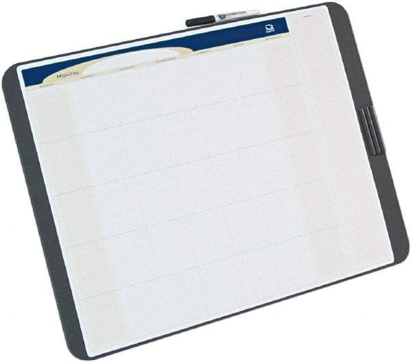 Quartet - 17" High x 23" Wide Foam/Laminate Combination Bulletin/Dry Erase Board - Foam Frame, 1/2" Deep, Includes One Black Dry-Erase Marker & One Eraser With Marker Clip & Mounting Kit - Caliber Tooling