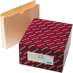 Samsill - 8-1/2 x 11", Letter Size, Manila, File Jacket/Sleeve/Wallet with Expanding Jacket - 11 Point Stock, Straight Tab Cut Location - Caliber Tooling