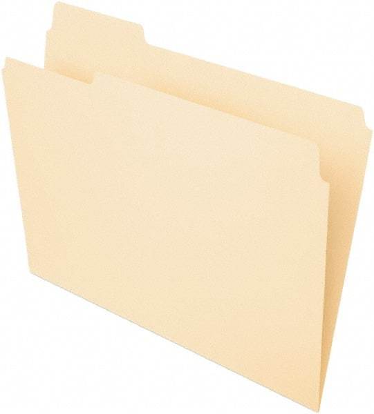 Pendaflex - 8-1/2 x 11", Letter Size, Manila, File Folders with Top Tab - 11 Point Stock, 1/3 Tab Cut Location - Caliber Tooling