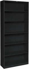 Hon - 5 Shelf, 60-1/8" High x 36" Wide Bookcase - 11" Deep, Laminated, Mahogany - Caliber Tooling