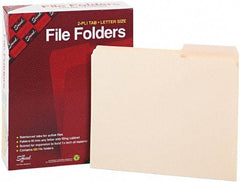 Samsill - 8-1/2 x 11", Letter Size, Manila, File Folders with Top Tab - 11 Point Stock, 2/5 Tab Cut Location - Caliber Tooling