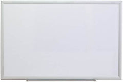 UNIVERSAL - 24" High x 36" Wide Erasable Melamine Marker Boards - Aluminum Frame, 38.2" Deep, Includes Mounting Kit - Caliber Tooling