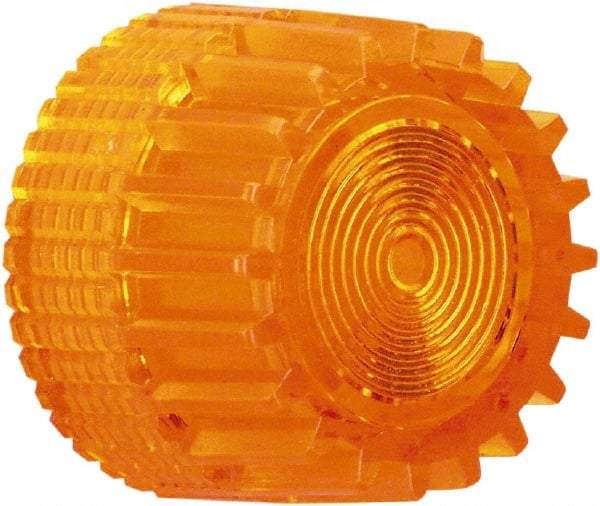 Schneider Electric - Pushbutton Switch Cap - Amber, Round Button, Illuminated - Caliber Tooling