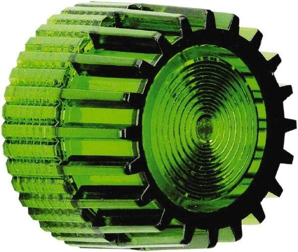 Schneider Electric - Pushbutton Switch Cap - Green, Round Button, Illuminated - Caliber Tooling