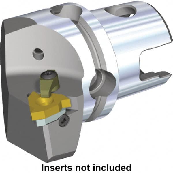 Kennametal - Insert Style LT 22EL, 40mm Head Length, Left Hand Cut, External Modular Threading Cutting Unit Head - System Size KM40TS, 27mm Center to Cutting Edge, Series LT Threading - Caliber Tooling