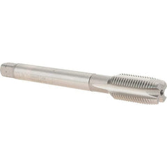 Value Collection - 1/2-20 UNF, 4 Flute, Bright Finish, Powdered Metal Spiral Point Tap - Plug Chamfer, Right Hand Thread, 100mm OAL, 23mm Thread Length, 9mm Shank Diam, 3B Class of Fit, Series 23257 - Exact Industrial Supply