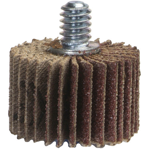 ‎2-1/2″ × 1″ × 1/4″ Metal R207 Flap Wheel 60 Grit Aluminum Oxide - Caliber Tooling