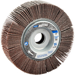 4″ × 1″ × 5/8″ Metalite R265 Flap Wheel 80 Grit Aluminum Oxide - Caliber Tooling