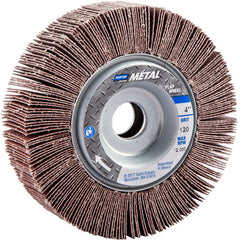 4″ × 1″ × 5/8″ Metalite R265 Flap Wheel 120 Grit Aluminum Oxide - Caliber Tooling