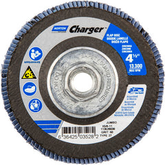 ‎4-1/2″ × 1/4″ × 5/8″ Jumbo Charger R822 Flap Disc Type 27 Jumbo 60 Grit - Caliber Tooling