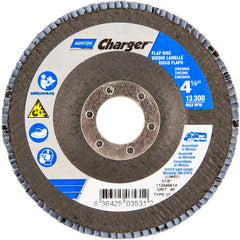 ‎4-1/2″ × 1/4″ × 7/8″ Jumbo Charger R822 Flap Disc Type 27 Jumbo 40 Grit - Caliber Tooling