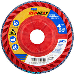 ‎4-1/2″ × 1/4″ × 7/8″ Twinstar Flap Disc Type 27 Flat 120 Grit - Caliber Tooling