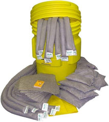 Oil-Dri - 95 Gal Capacity Universal Spill Kit - 95 Gal Plastic Overpack Container - Caliber Tooling