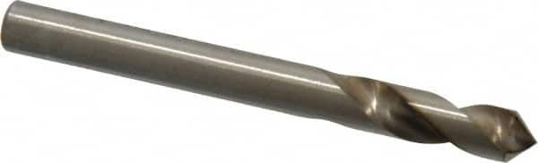 Cleveland - 1/4" Body Diam, 90°, 2-1/2" OAL, High Speed Steel Spotting Drill - Caliber Tooling