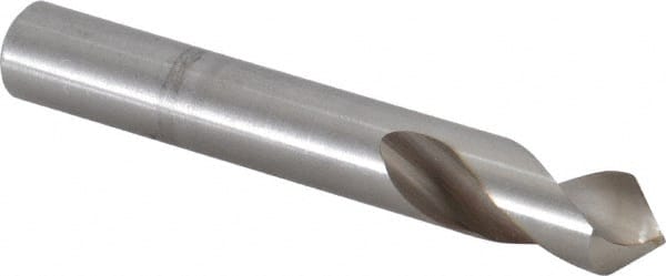 Cleveland - 5/8" Body Diam, 90°, 4-1/4" OAL, High Speed Steel Spotting Drill - Caliber Tooling