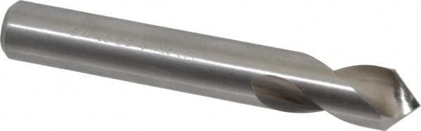 Cleveland - 3/4" Body Diam, 90°, 5" OAL, High Speed Steel Spotting Drill - Caliber Tooling