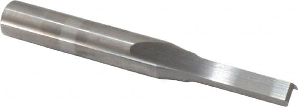 Onsrud - 3/16" Diam, 1/4" Shank Diam, 5/8" Length of Cut, 2 Flute Double Edge Straight Router Bit - 2" Overall Length, Left Hand Cut, Solid Carbide - Caliber Tooling