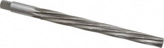 Cleveland - #9 Pin, 0.6066" Diam, 0.4805" Small End, 9/16" Diam Straight Shank, 6-1/16" Flute, Taper Pin Reamer - Caliber Tooling