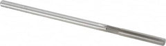 Cleveland - Letter G High Speed Steel 6 Flute Chucking Reamer - Straight Flute, Straight Shank, 1-1/2" Flute Length, 6" OAL - Caliber Tooling