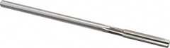 Cleveland - Letter K High Speed Steel 6 Flute Chucking Reamer - Straight Flute, Straight Shank, 1-1/2" Flute Length, 6" OAL - Caliber Tooling