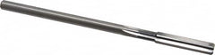 Cleveland - Letter Q High Speed Steel 6 Flute Chucking Reamer - Straight Flute, Straight Shank, 1-1/2" Flute Length, 6" OAL - Caliber Tooling