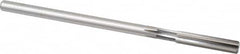 Cleveland - 5/16" High Speed Steel 6 Flute Chucking Reamer - Straight Flute, Straight Shank, 1-1/2" Flute Length, 6" OAL - Caliber Tooling