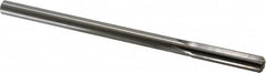 Cleveland - 11/16" High Speed Steel 8 Flute Chucking Reamer - Straight Flute, Straight Shank, 2-1/4" Flute Length, 9" OAL - Caliber Tooling