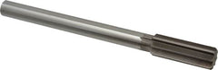 Cleveland - 31/32" High Speed Steel 8 Flute Chucking Reamer - Straight Flute, Straight Shank, 2-5/8" Flute Length, 10" OAL - Caliber Tooling