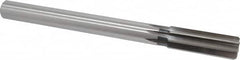 Cleveland - 1" High Speed Steel 8 Flute Chucking Reamer - Straight Flute, Straight Shank, 2-3/4" Flute Length, 10-1/2" OAL - Caliber Tooling