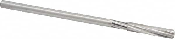 Cleveland - 5/16" High Speed Steel 6 Flute Chucking Reamer - Spiral Flute, Straight Shank, 1-1/2" Flute Length, 6" OAL - Caliber Tooling