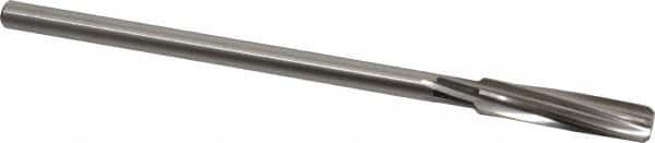 Cleveland - 13/32" High Speed Steel 6 Flute Chucking Reamer - Spiral Flute, Straight Shank, 1-3/4" Flute Length, 7" OAL - Caliber Tooling