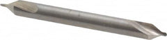 Cleveland - #0 Plain Cut 60° Incl Angle High Speed Steel Combo Drill & Countersink - Caliber Tooling