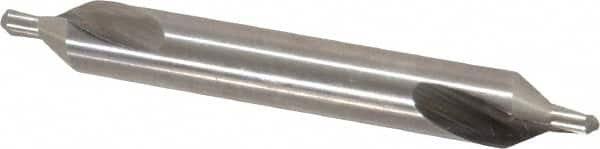 Cleveland - #3 Plain Cut 60° Incl Angle High Speed Steel Combo Drill & Countersink - Caliber Tooling