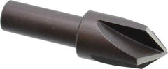 Cleveland - 3/4" Head Diam, 1/2" Shank Diam, 4 Flute 90° High Speed Steel Countersink - Oxide Finish, 2-13/32" OAL, Single End, Straight Shank, Right Hand Cut - Caliber Tooling