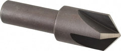 Cleveland - 3/4" Head Diam, 1/2" Shank Diam, 4 Flute 100° High Speed Steel Countersink - Caliber Tooling