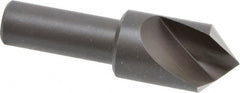 Cleveland - 3/4" Head Diam, 1/2" Shank Diam, 1 Flute 90° High Speed Steel Countersink - Caliber Tooling