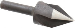 Cleveland - 1-1/4" Head Diam, 1/2" Shank Diam, 3 Flute 60° High Speed Steel Countersink - Caliber Tooling