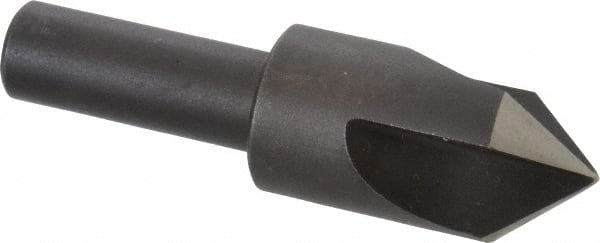 Cleveland - 5/8" Head Diam, 3/8" Shank Diam, 3 Flute 82° High Speed Steel Countersink - Caliber Tooling