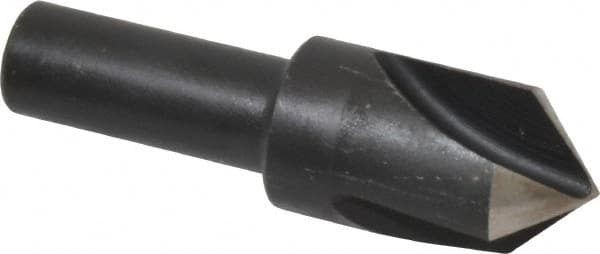 Cleveland - 3/4" Head Diam, 1/2" Shank Diam, 3 Flute 90° High Speed Steel Countersink - Caliber Tooling