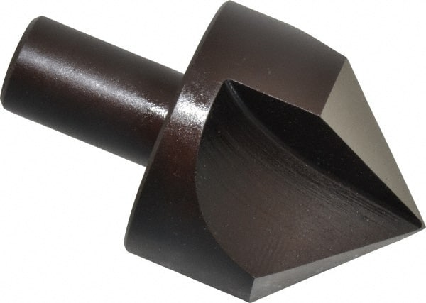 Cleveland - 2" Head Diam, 3/4" Shank Diam, 3 Flute 90° High Speed Steel Countersink - Caliber Tooling