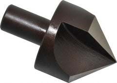 Cleveland - 2" Head Diam, 3/4" Shank Diam, 3 Flute 90° High Speed Steel Countersink - Caliber Tooling