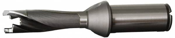 Kennametal - 8 to 8.49mm Diam, 5xD, 43mm Max Depth, 12mm Shank Diam, 53mm Flute, 104mm OAL, Replaceable Tip Drill - KTIP0800HPM Insert, F Seat Size, Series KenTIP - Caliber Tooling