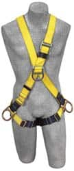 DBI/SALA - 420 Lb Capacity, Size Universal, Full Body Tower Climbers Safety Harness - Polyester Webbing, Front D-Ring, Side D-Ring, Pass-Thru Leg Strap, Pass-Thru Chest Strap - Caliber Tooling