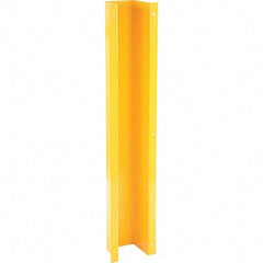 Vestil - 9-3/16" Wide x 6-1/8" Deep x 48" High, Steel Column Protector - Fits 5" Columns, Yellow - Caliber Tooling