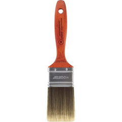 Wooster Brush - 2" Flat Nylon/Polyester Varnish Brush - 2-11/16" Bristle Length, 5-1/2" Wood Beavertail Handle - Caliber Tooling