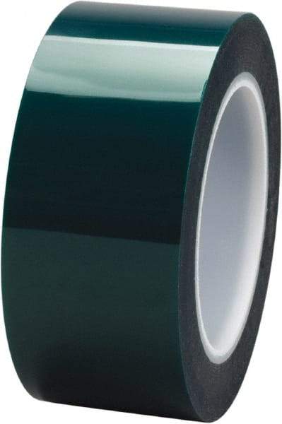 3M - 2" x 72 Yds, Green Polyester Film Masking Tape - Series 8992, 3.2 mil Thick, 37 Lb/Inch Tensile Strength - Caliber Tooling