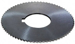 Controx - 2-1/2" Diam x 0.02" Blade Thickness x 5/8" Arbor Hole Diam, 120 Tooth Slitting and Slotting Saw - Arbor Connection, Right Hand, Uncoated, High Speed Steel, Concave Ground - Caliber Tooling