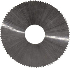 Controx - 1-3/4" Diam x 0.02" Blade Thickness x 1/2" Arbor Hole Diam, 90 Tooth Slitting and Slotting Saw - Arbor Connection, Right Hand, Uncoated, High Speed Steel, Concave Ground - Caliber Tooling