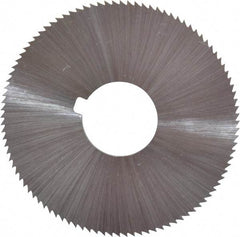 Controx - 1-3/4" Diam x 0.0938" Blade Thickness x 1/2" Arbor Hole Diam, 56 Tooth Slitting and Slotting Saw - Arbor Connection, Right Hand, Uncoated, Cobalt, Concave Ground, Contains Keyway - Caliber Tooling